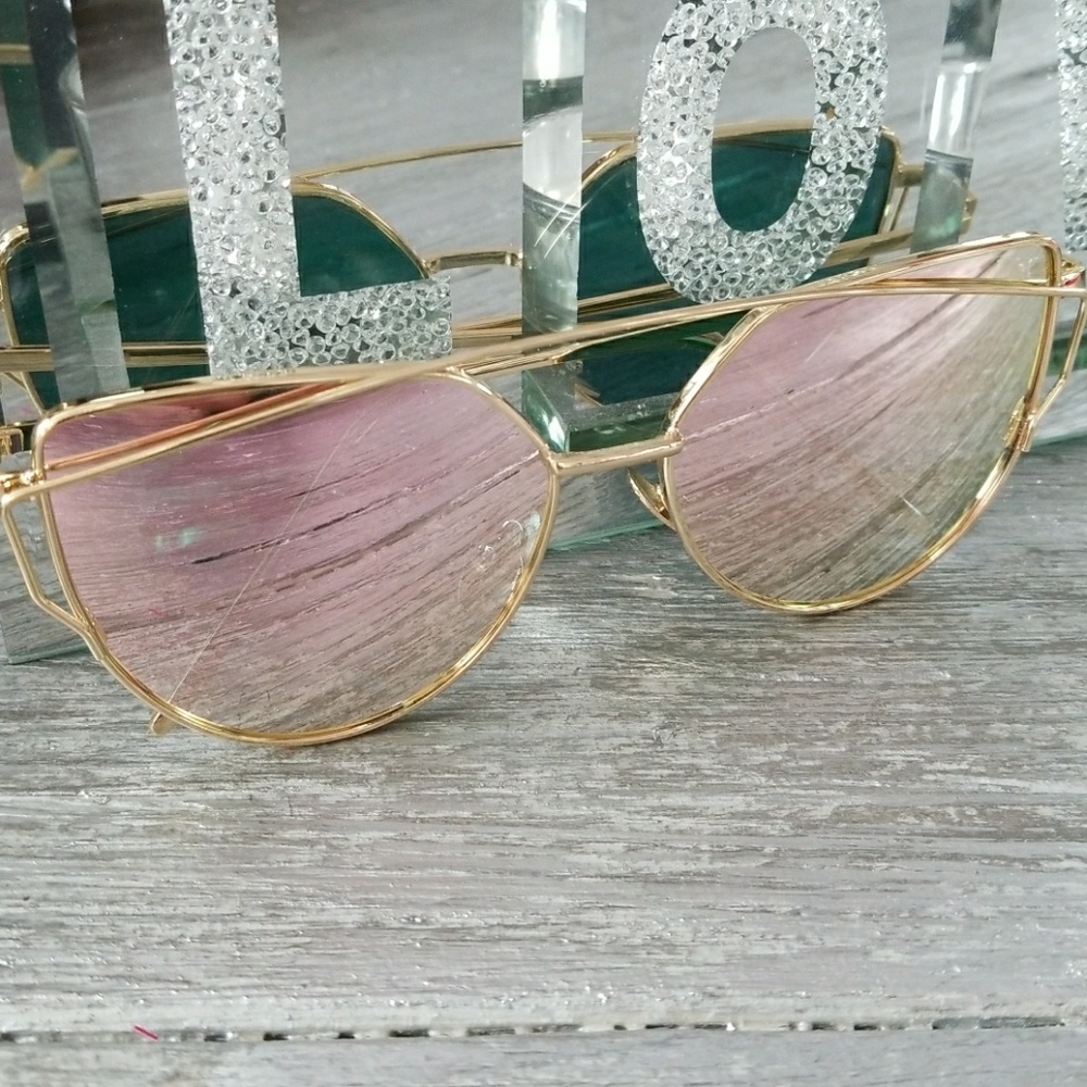 SUNNIES ROSE GOLD SUNGLASSES - Picture 4 of 4